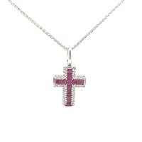 Collana Recarlo Donna in Oro bianco Rubino 0.65 Ct ZU 302/BR - ZU 302/BR